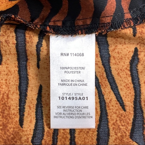 Ten Sixty ShermanTiger Print Square Neck Cami, L - Picture 6 of 8